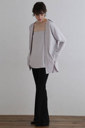 ル フィル/LE PHILのダブルサテンビックシャツ(110400/110403)