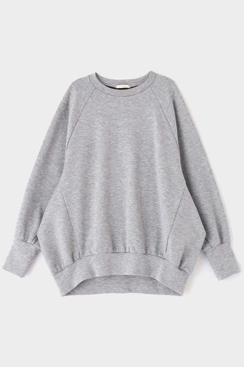 LE PHIL ソフトストレッチダンボールトップス (グレー, F) ル フィル ELLE SHOP LE PHIL ソフトストレッチダンボールトップス (グレー, F) ル フィル ELLE SHOP