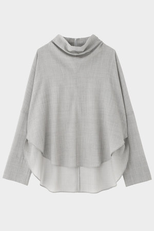 ル フィル/LE PHILのシアーウールローンハイネックブラウス(110400/110403)