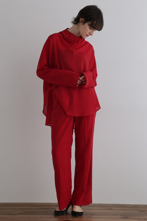 ル フィル/LE PHILのシアーウールローンハイネックブラウス(110400/110403)