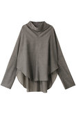 シアーウールローンハイネックブラウス