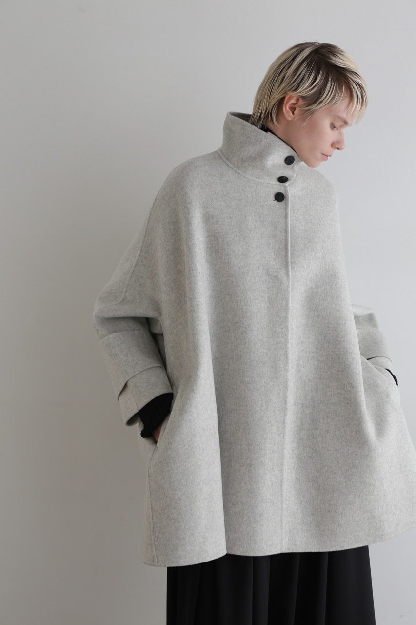LE PHIL グレー コート　ルフィル LE PHIL(ル フィル)｜ソフトウールリバーAラインコート/グレー