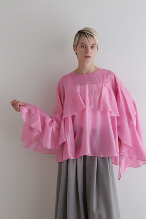 ル フィル/LE PHILのシアーローンブラウス(110400/110403)