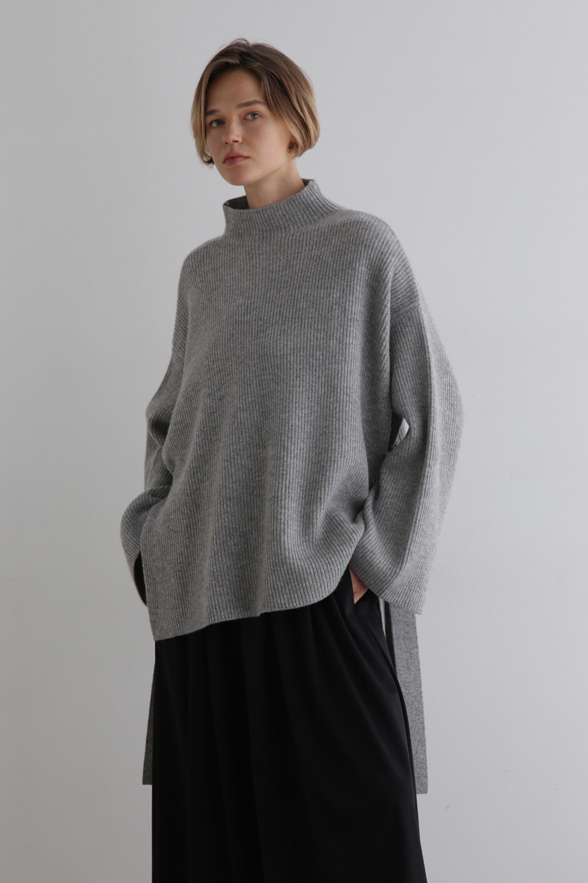 LE PHIL(ル フィル)｜ウールカシミアベルテットニット/グレー の通販