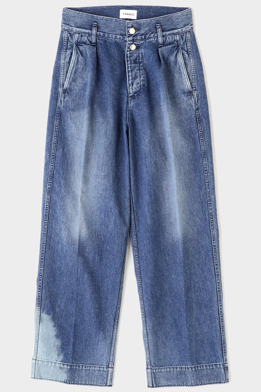 LE PHIL THE WIDE JEAN TROUSERS (ブルー, 27) ル フィル ELLE SHOP LE PHIL THE WIDE JEAN TROUSERS (ブルー, 27) ル フィル ELLE SHOP