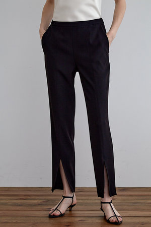 ル フィル/LE PHILの2WAYツイルフロントスリットパンツ（＋10cm丈）(110600/110601)