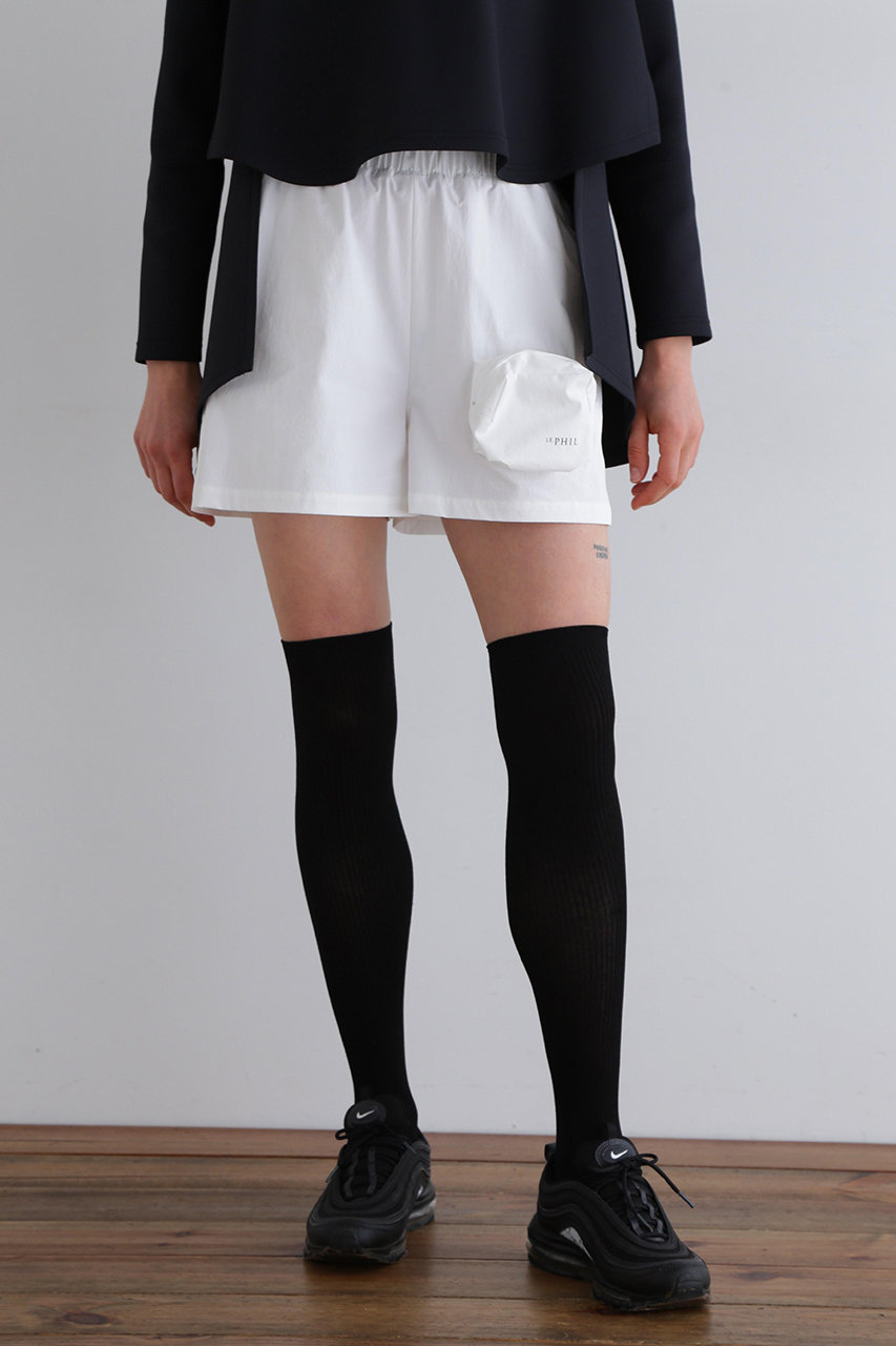 LE PHIL 《LE PHIL SPORTS》コーデュラショートパンツ (ホワイト, 1) ル フィル ELLE SHOP LE PHIL 《LE PHIL SPORTS》コーデュラショートパンツ (ホワイト, 1) ル フィル ELLE SHOP