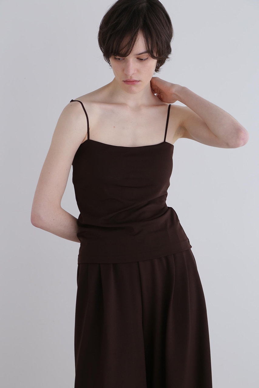 LE PHIL カップインキャミトップ (ブラウン, Ｆ) ル フィル ELLE SHOP