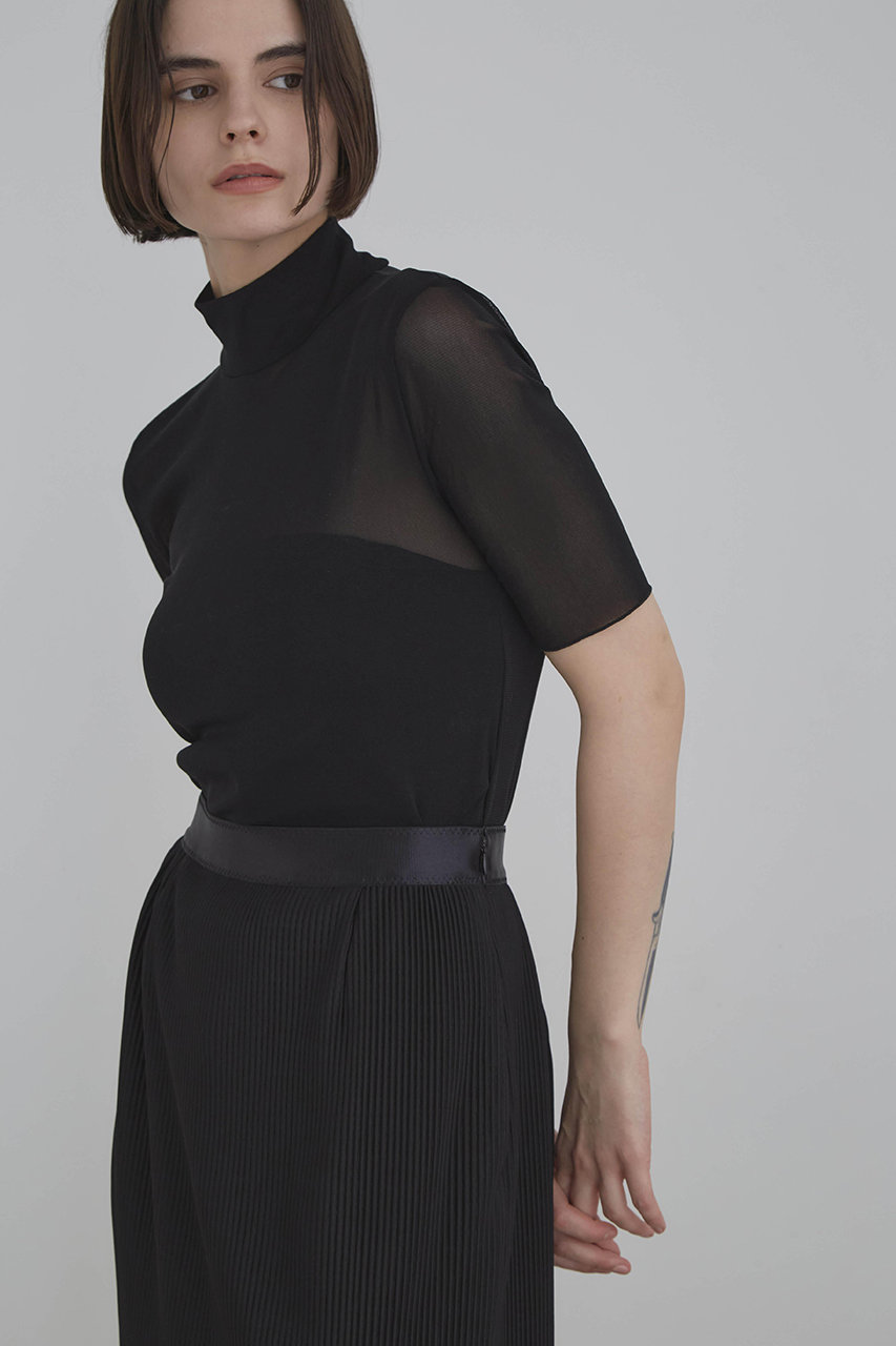 LE PHIL チュールメッシュT (ブラック, F) ル フィル ELLE SHOP LE PHIL チュールメッシュT (ブラック, F) ル フィル ELLE SHOP