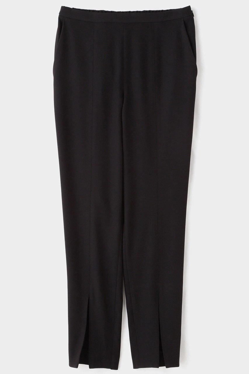 LE PHIL 2WAYツイルフロントスリットパンツ(+5cm丈) (ブラック, 2) ル フィル ELLE SHOP LE PHIL 2WAYツイルフロントスリットパンツ(+5cm丈) (ブラック, 2) ル フィル ELLE SHOP