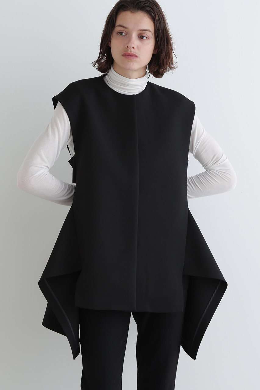 LE PHIL マトラッセトリプルクロスヘムジレ (ブラック, Ｆ) ル フィル ELLE SHOP