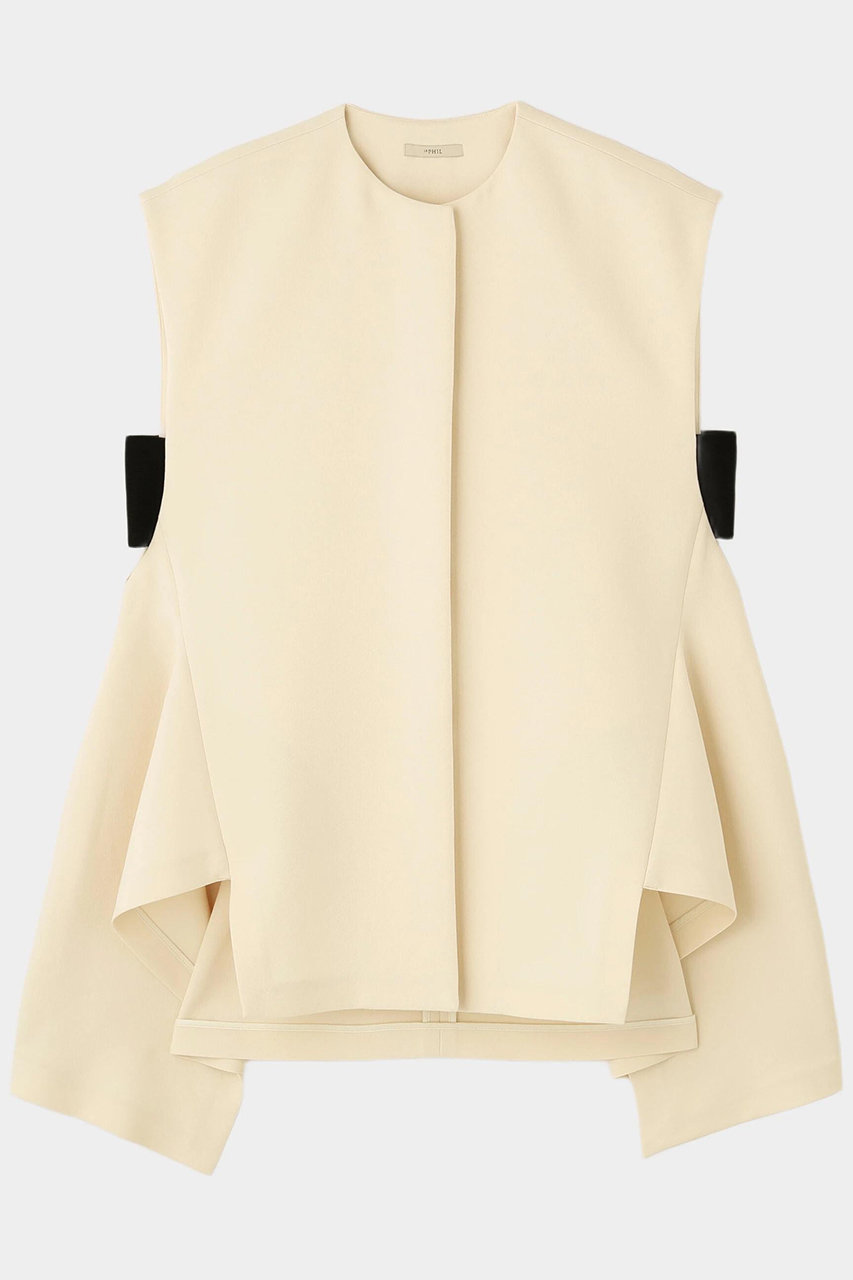 ル フィル/LE PHILのマトラッセトリプルクロスヘムジレ(ホワイト/5345210602)