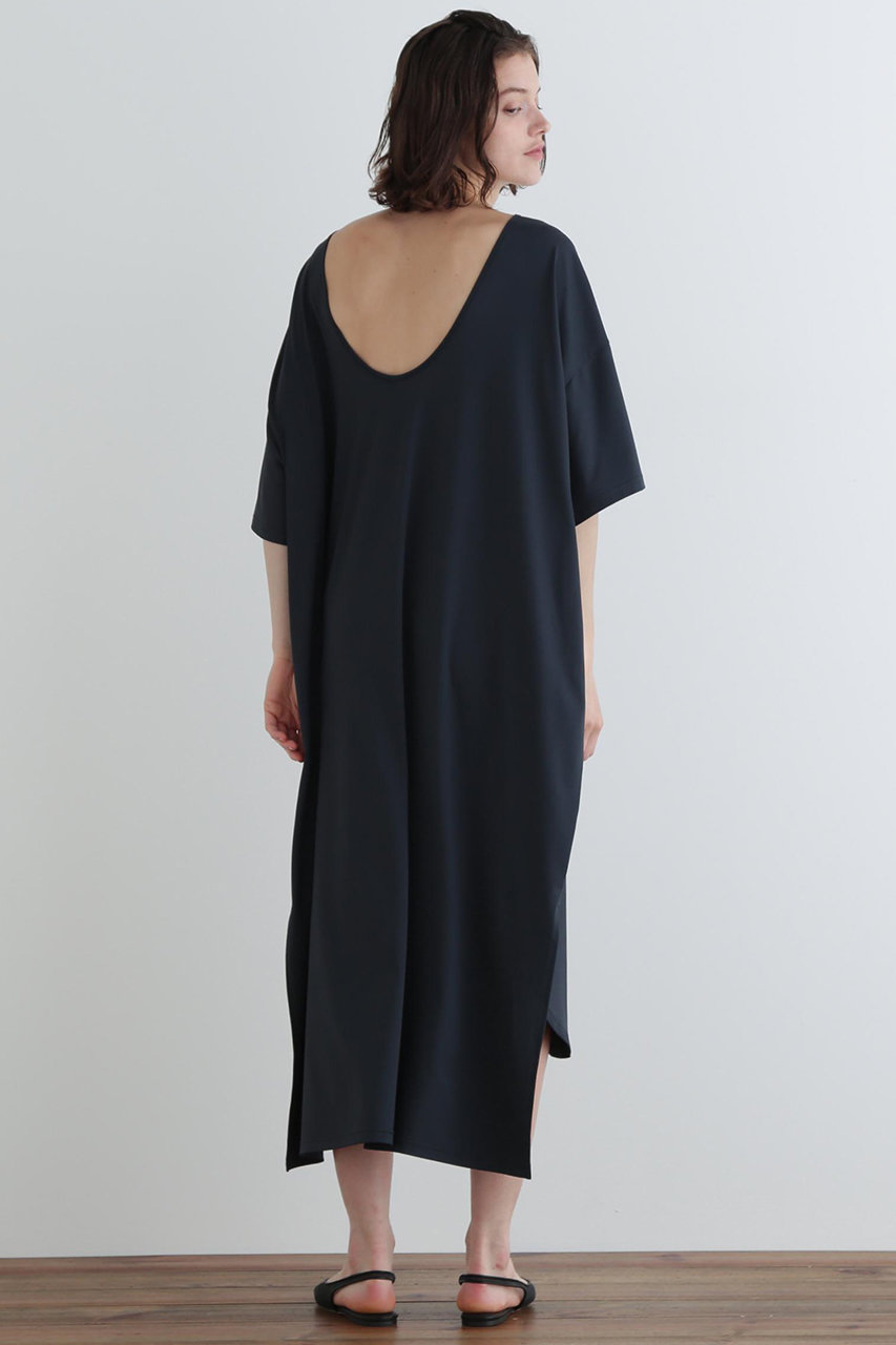 LE PHIL(ル フィル)｜ジャージードレス/ブラック の通販｜ELLESHOP