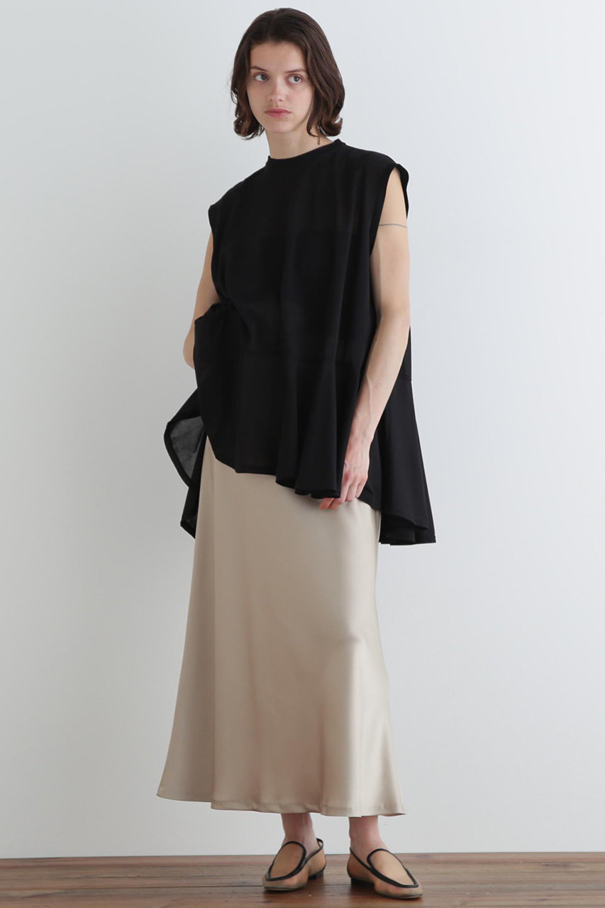 LE PHIL(ル フィル)｜シアートリコットカットソー/ブラック の通販