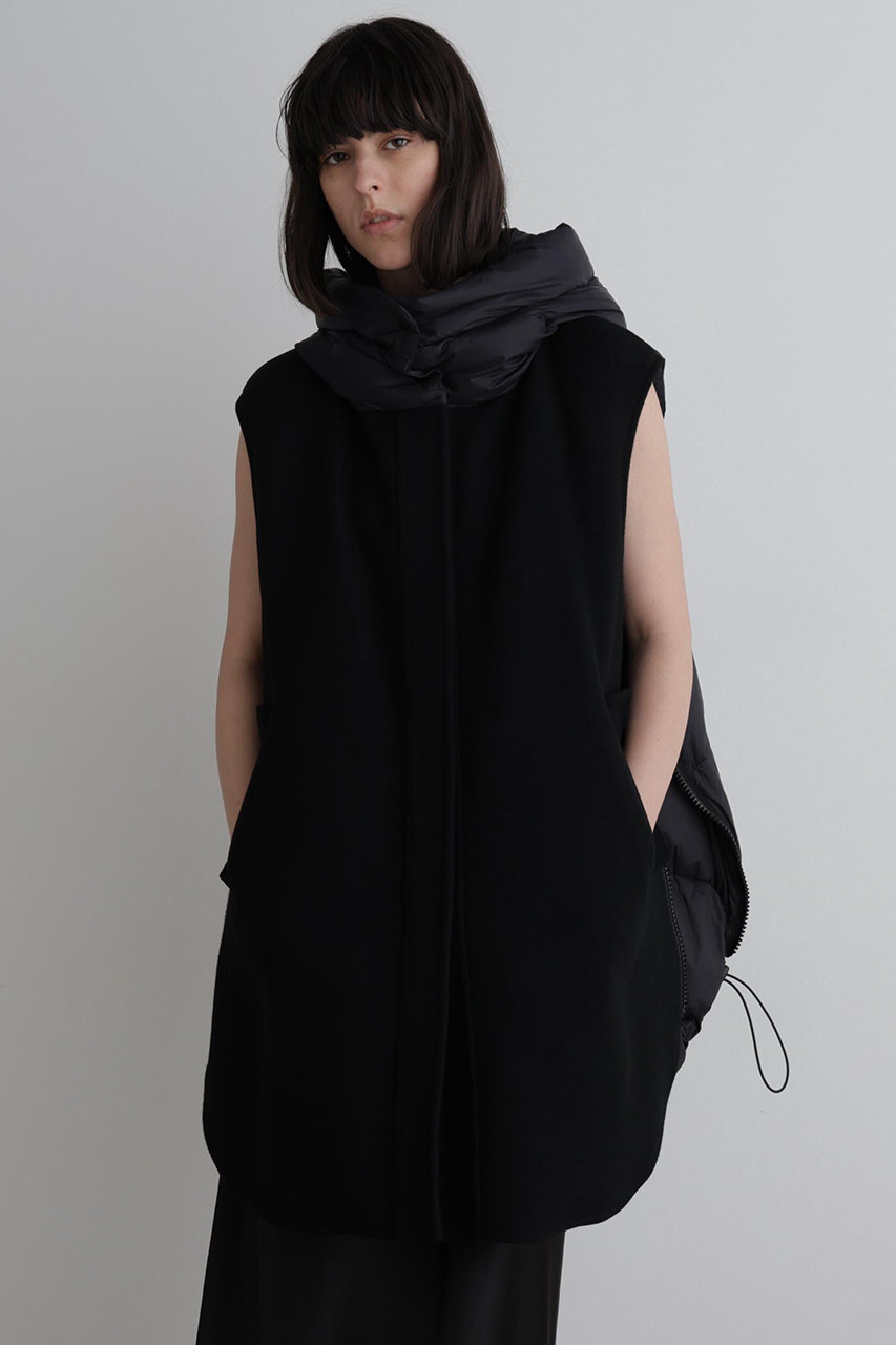 LE PHIL(ル フィル)｜ソフトウールリバーダウンジレ/ブラック の通販