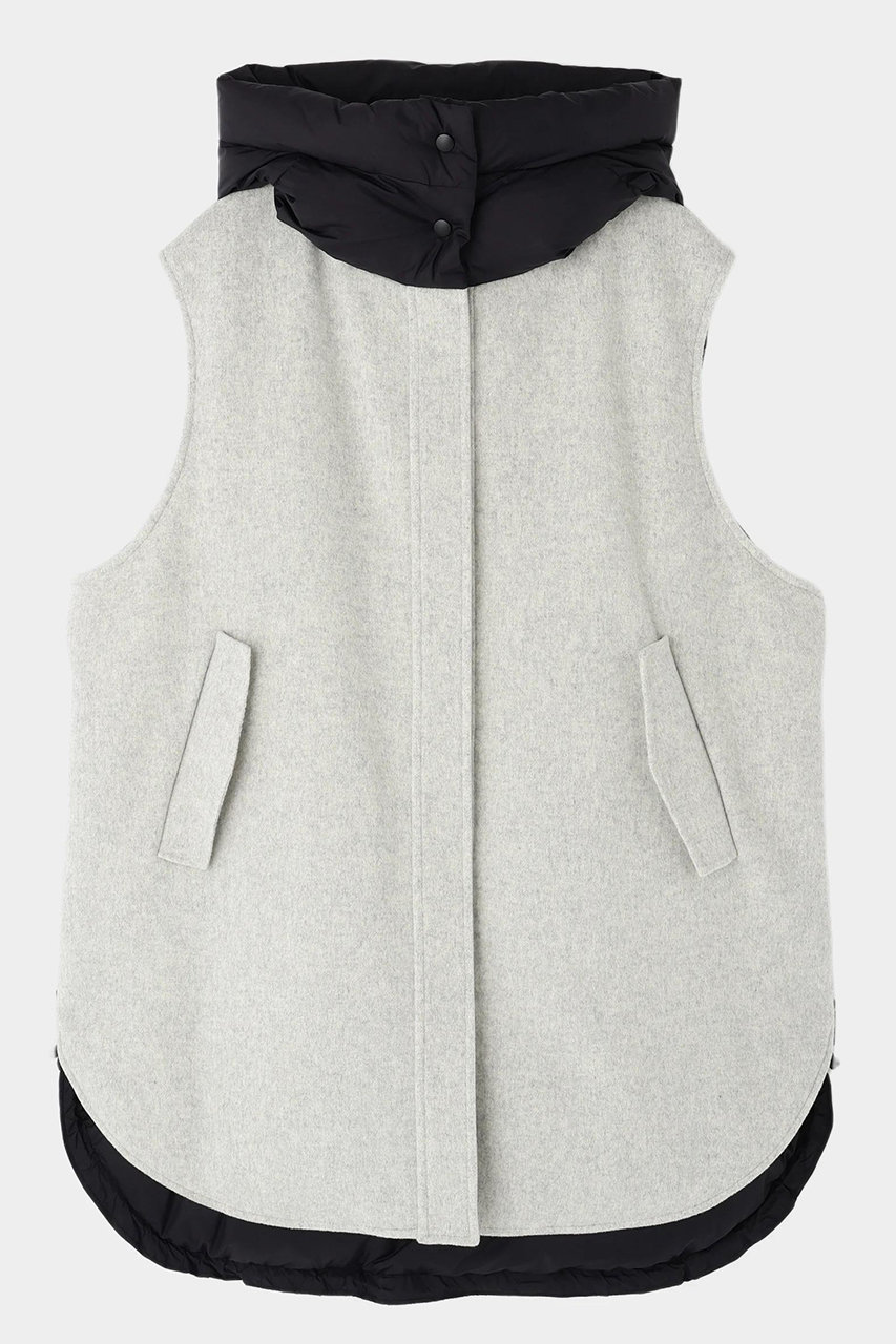 ル フィル/LE PHILのソフトウールリバーダウンジレ(グレー/5345250003)