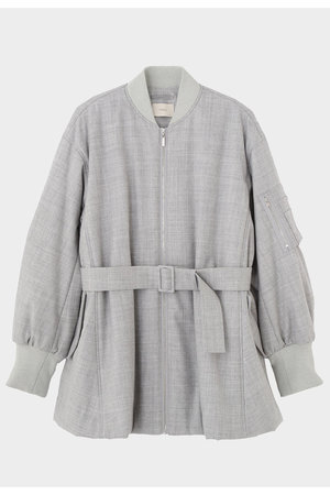 ル フィル/LE PHILのサキソニーウエストベルトパフィージャケット(110800/110801)