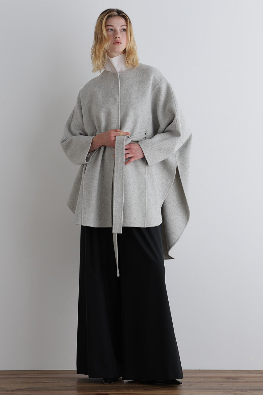 ルフィル　グレー ケープシルエット コート ルフィル グレー ケープシルエット コート LE PHIL(ル フィル)｜ソフト