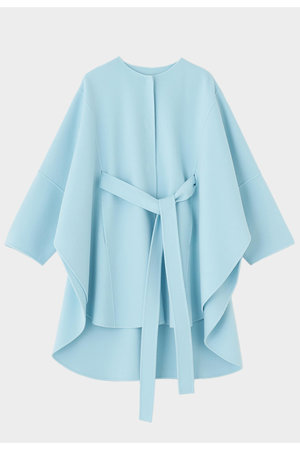 ル フィル/LE PHILのソフトウールリバーポンチョコート(110800/110801)