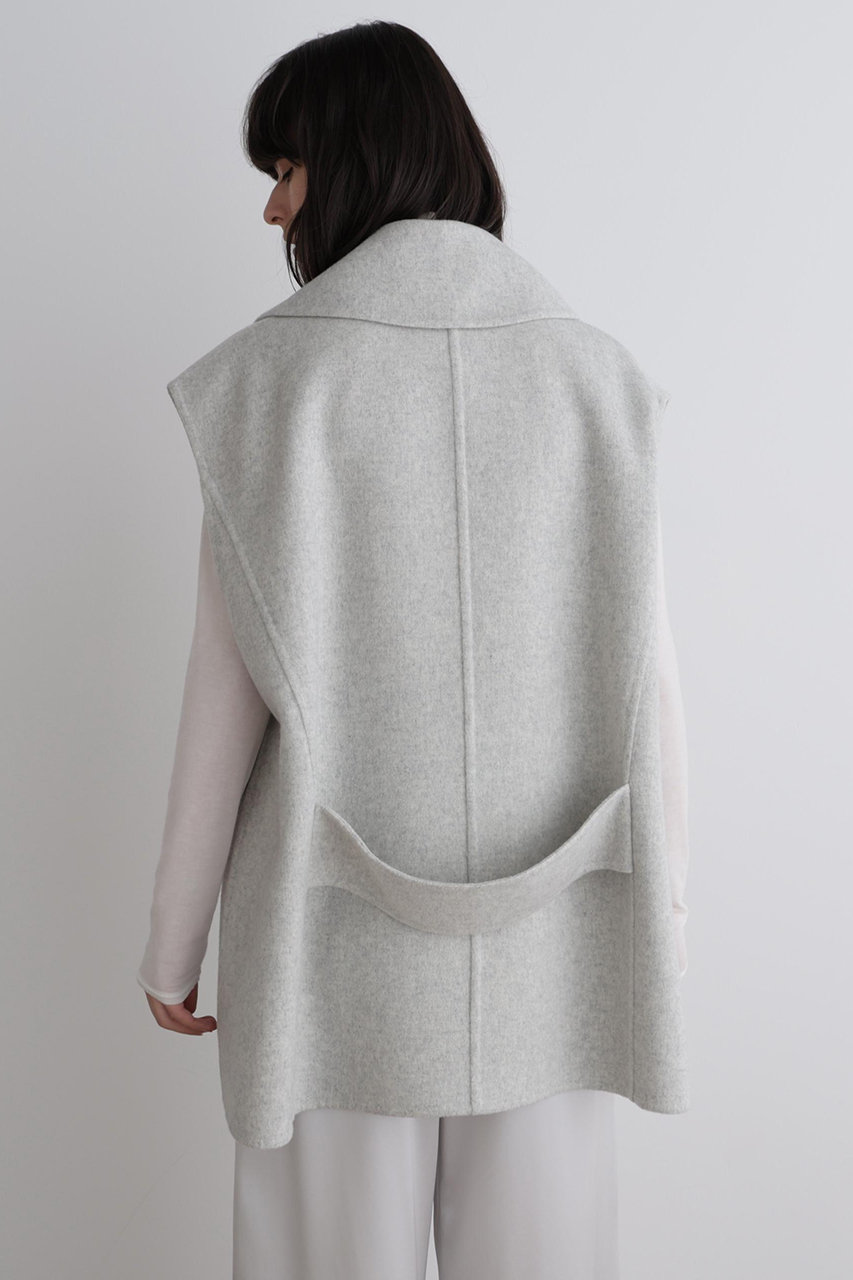 ルフィル le phil ライトボンディングジレ　グレー ライトボンディングノースリーブジレブラウス | LE PHIL（ル フィル