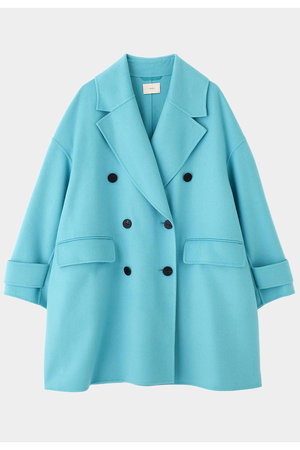 ル フィル/LE PHILのソフトウールリバーオーバーＰコート(110900/110902)