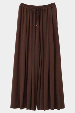 ル フィル/LE PHILのレーヨンギャザーワイドパンツ(110600/110601)