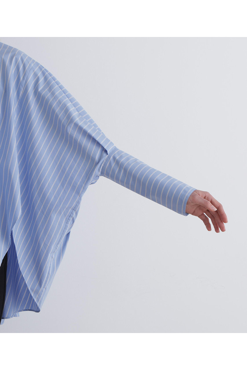 LE PHIL ライトブルー 長袖シャツ LE PHIL(ル フィル)｜【予約販売】オーバーサイズロングカフスシャツ2