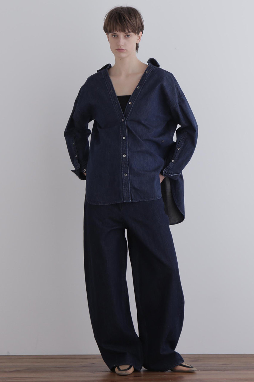 LE PHIL(ル フィル)｜【予約販売】オーバーサイズデニムブラウス