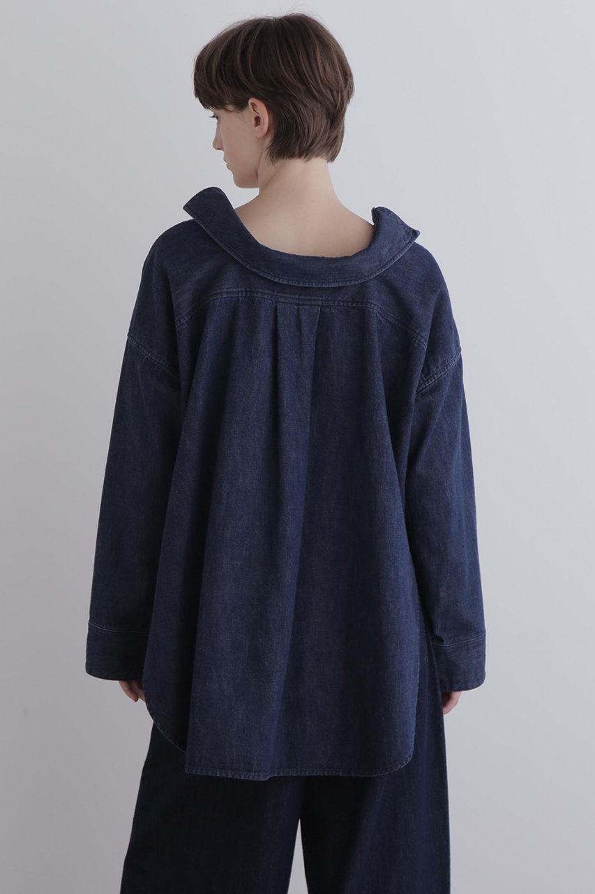 LE PHIL(ル フィル)｜【予約販売】オーバーサイズデニムブラウス