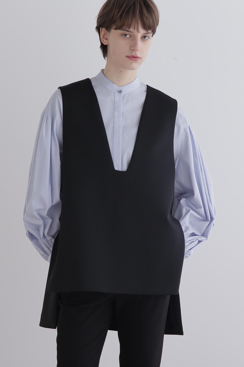 LE PHIL(ル フィル)｜スキューバーダンボールジレ/ブラック の通販