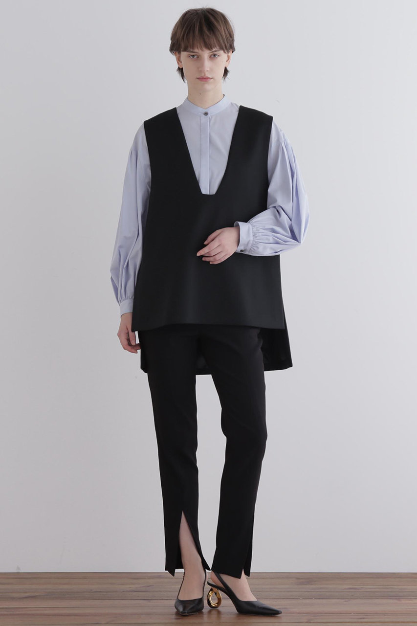 LE PHIL(ル フィル)｜スキューバーダンボールジレ/ブラック の通販