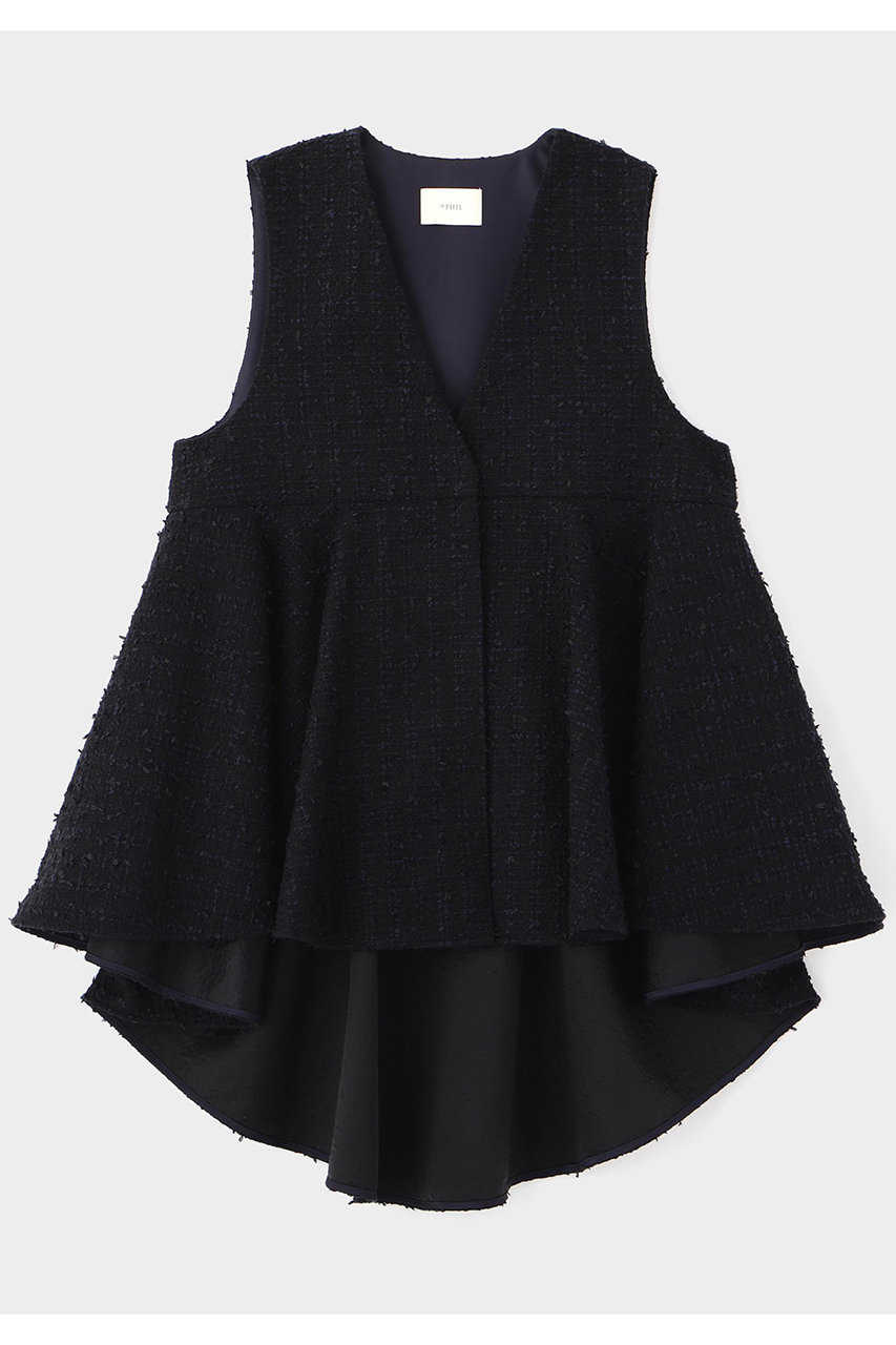 lephil ルフィル フリンジ ツイード フリルジレ LE PHIL(ル フィル