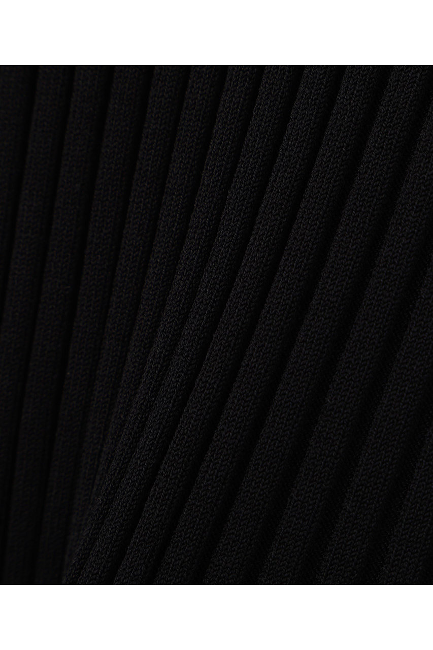 LE PHIL(ル フィル)｜ワイドリブロングスリーブニット/ブラック の通販