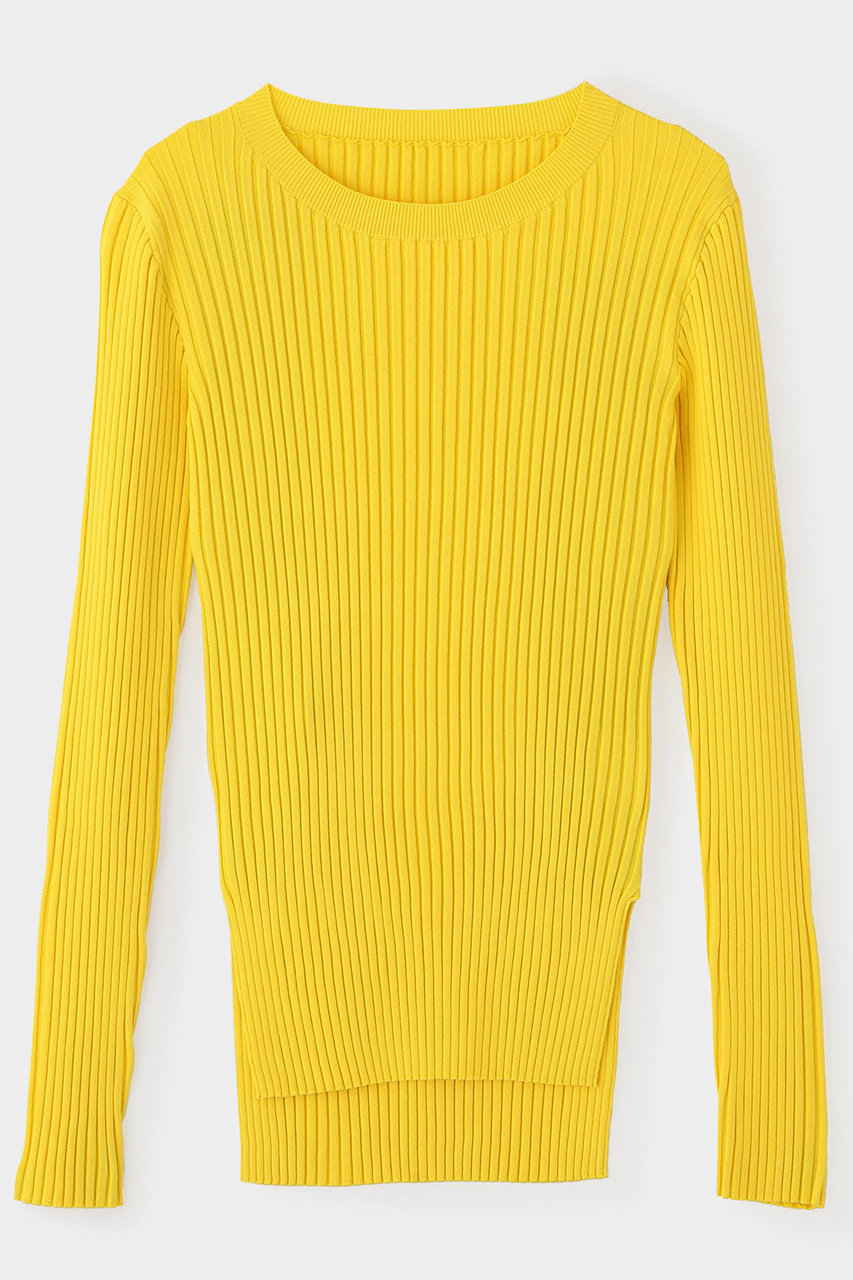 ル フィル/LE PHILのワイドリブロングスリーブニット(イエロー/5346170010)