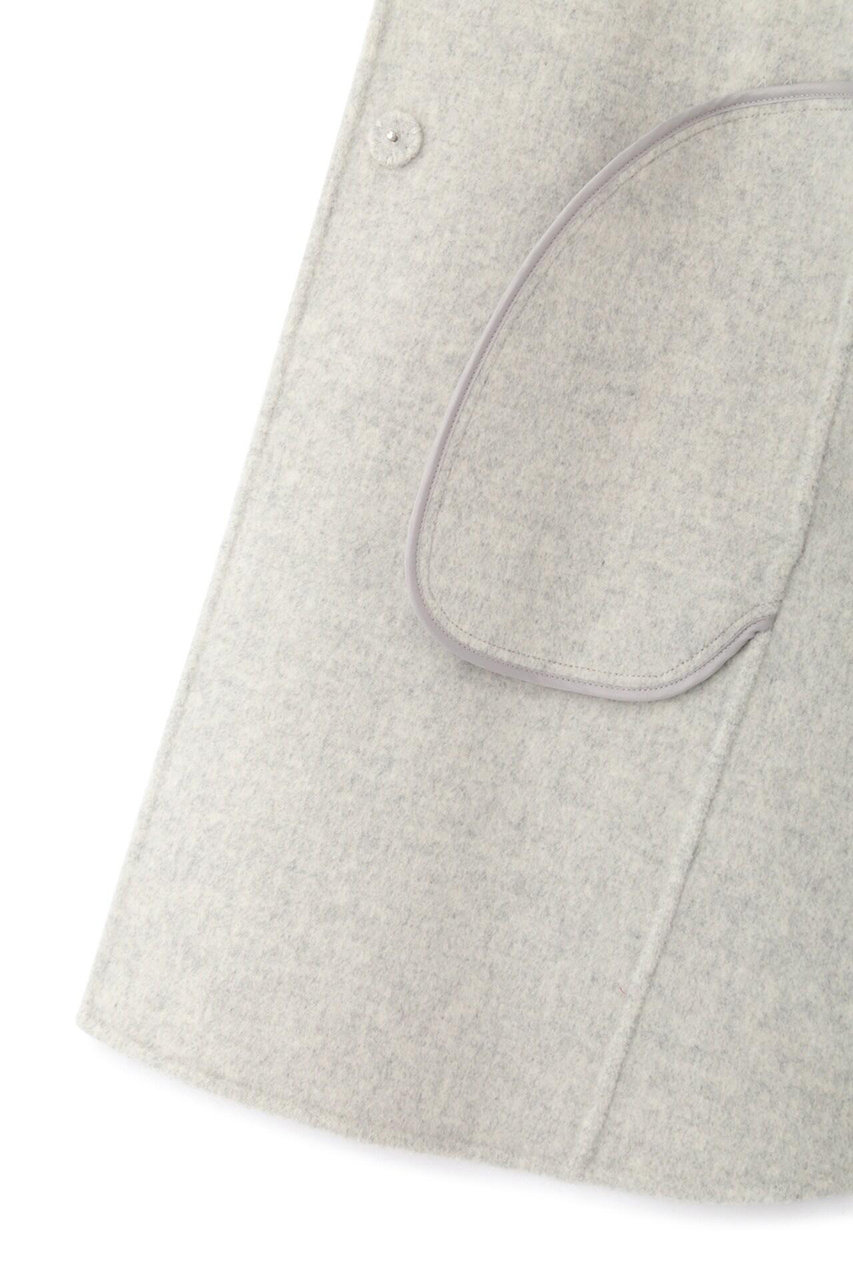 LE PHIL(ル フィル)｜《LE PHIL》ソフトウールリバーポンチョ/グレー