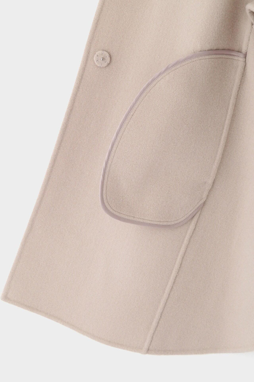 LE PHIL(ル フィル)｜《LE PHIL》ソフトウールリバーポンチョ/ベージュ