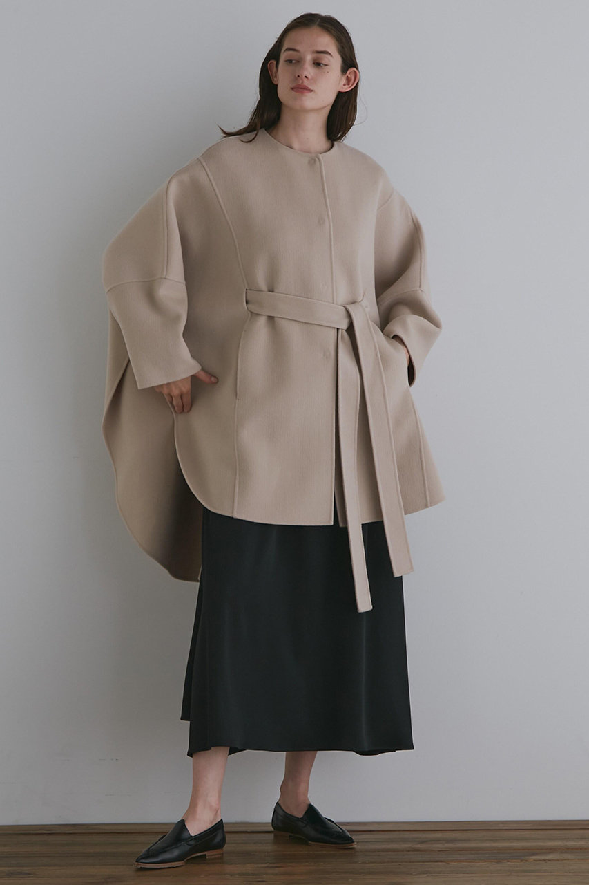 専用です！〈LE PHIL〉ソフトウールリバーポンチョ☆ベージュ0サイズ☆ LE PHIL(ル フィル)｜《LE PHIL》ソフトウールリバーポンチョ/ベージュ