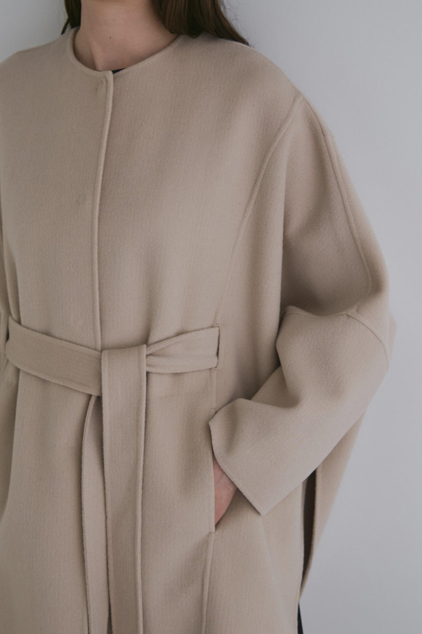 LE PHIL(ル フィル)｜《LE PHIL》ソフトウールリバーポンチョ/ベージュ