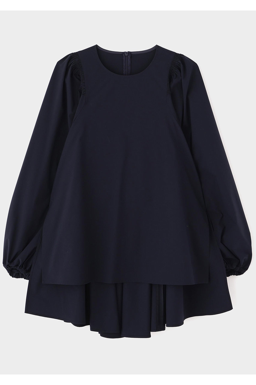 ル フィル/LE PHILの【予約販売】SOLOTEXブロードギャザーブラウス(ネイビー/5346110101)