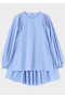 SOLOTEXブロードギャザーブラウス ル フィル/LE PHIL ブルー