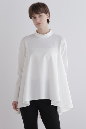 ル フィル/LE PHILの【予約販売】ハイストレッチポンチスタンドカラーブラウス(110400/110403)