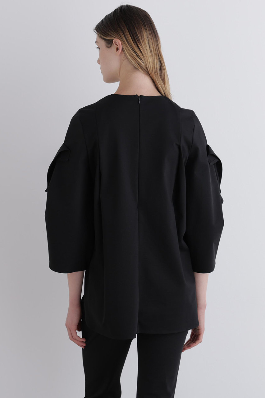 LE PHIL(ル フィル)｜ハイストレッチポンチカットソー/ブラック の通販