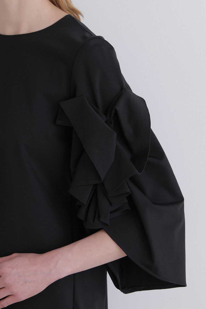 LE PHIL(ル フィル)｜ハイストレッチポンチカットソー/ブラック の通販