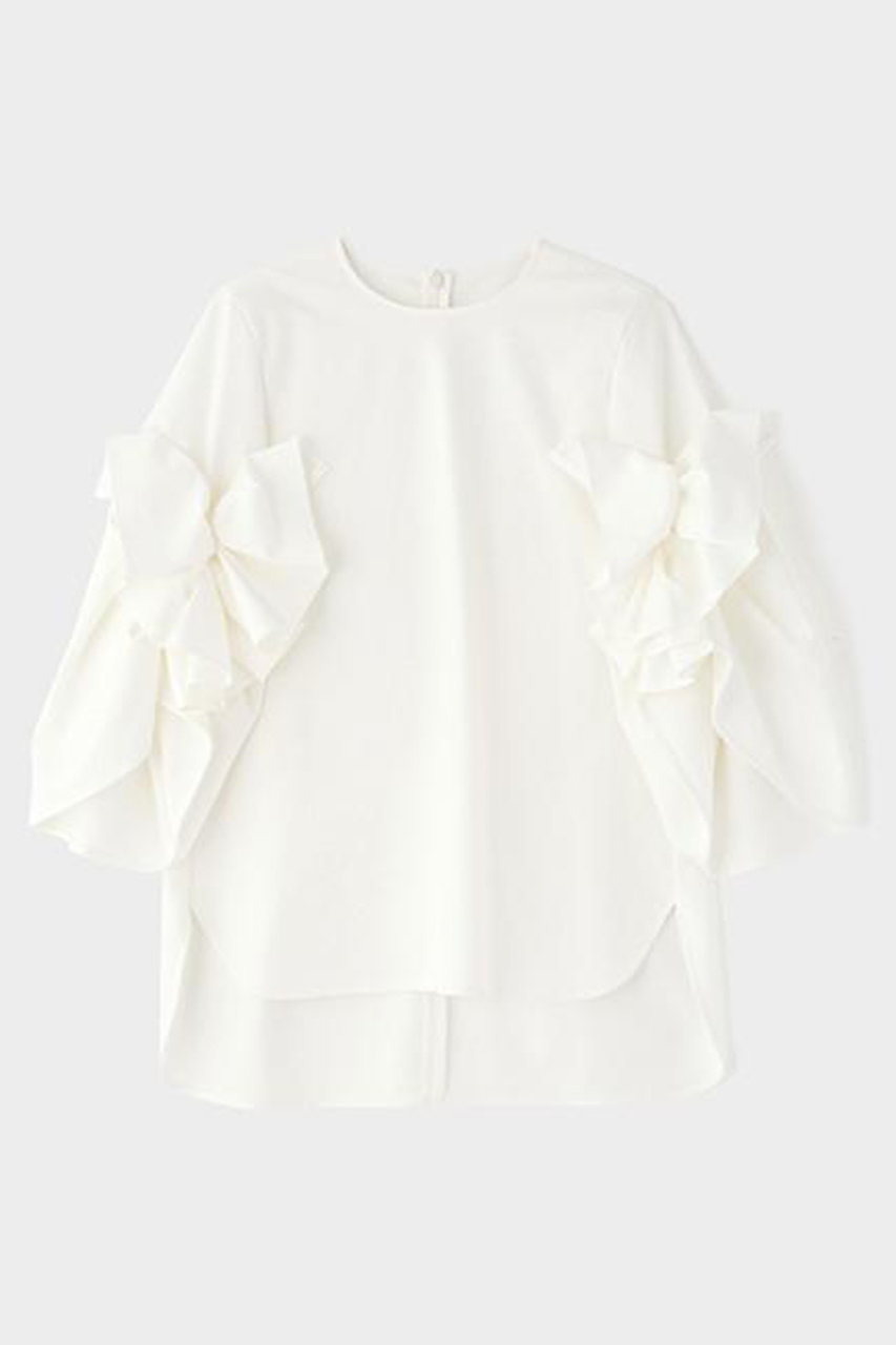 LE PHIL(ル フィル)｜ハイストレッチポンチカットソー/ホワイト の通販