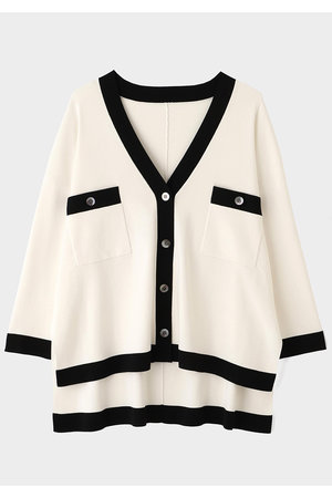 ル フィル/LE PHILのオーバーサイズニットジャケット(110300/110301)