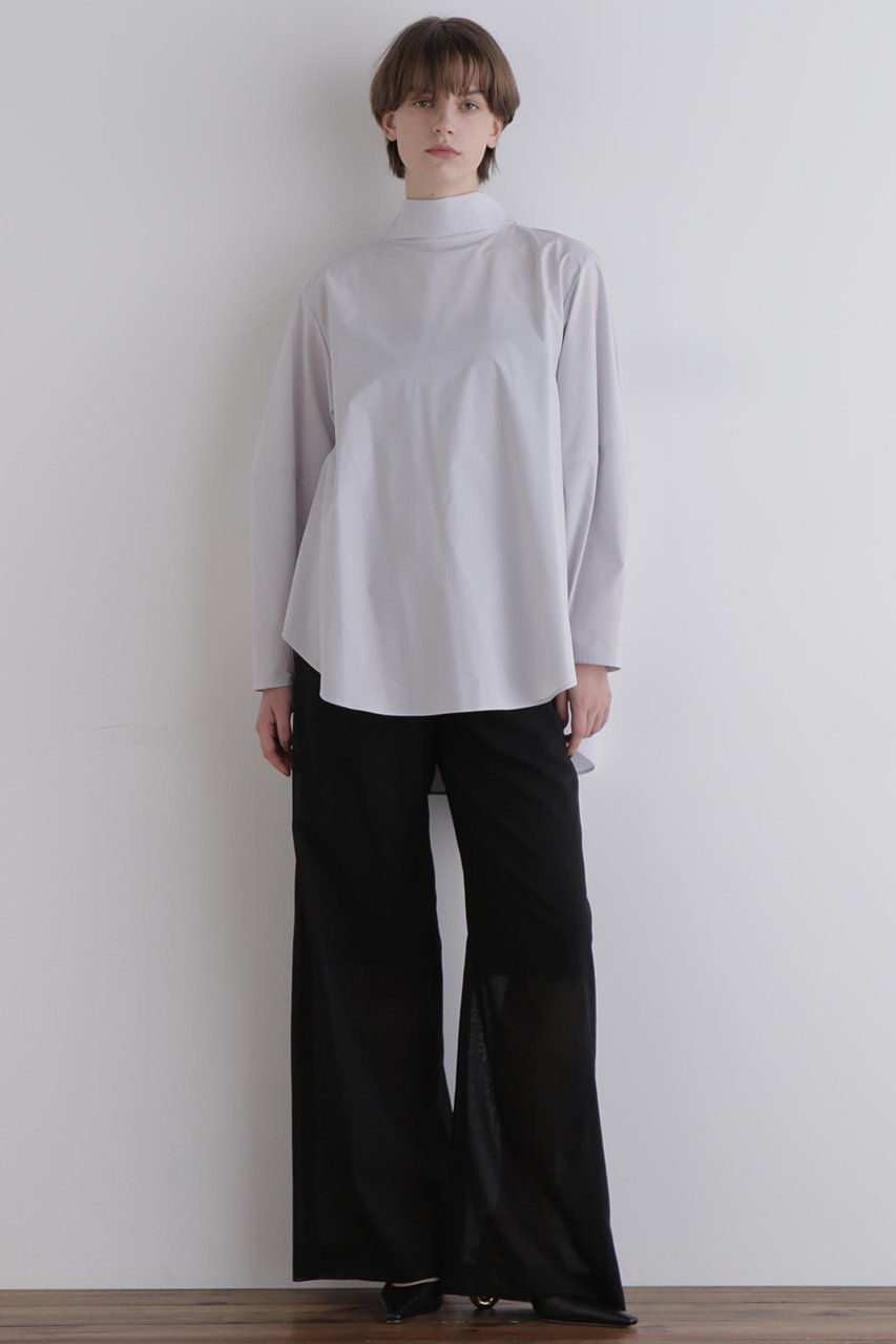 LE PHIL(ル フィル)｜SOLOTEXブロードボウタイブラウス/グレー の通販