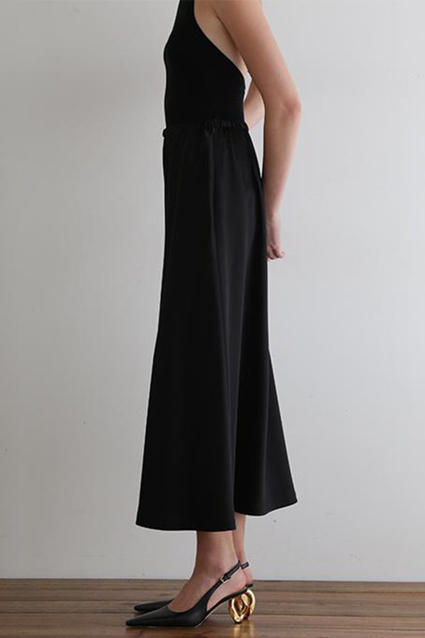 LE PHIL クラシックサテンスカート ルフィル LE PHIL(ル フィル)｜クラシックサテンスカート/ブラック の通販