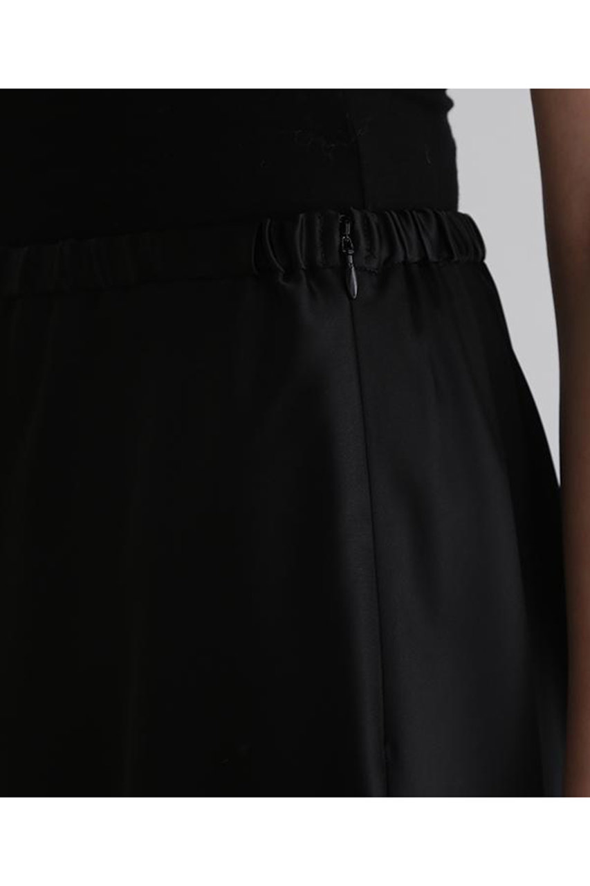 LE PHIL(ル フィル)｜クラシックサテンスカート/ブラック の通販