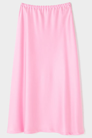 ル フィル/LE PHILのクラシックサテンスカート(110700/110703)