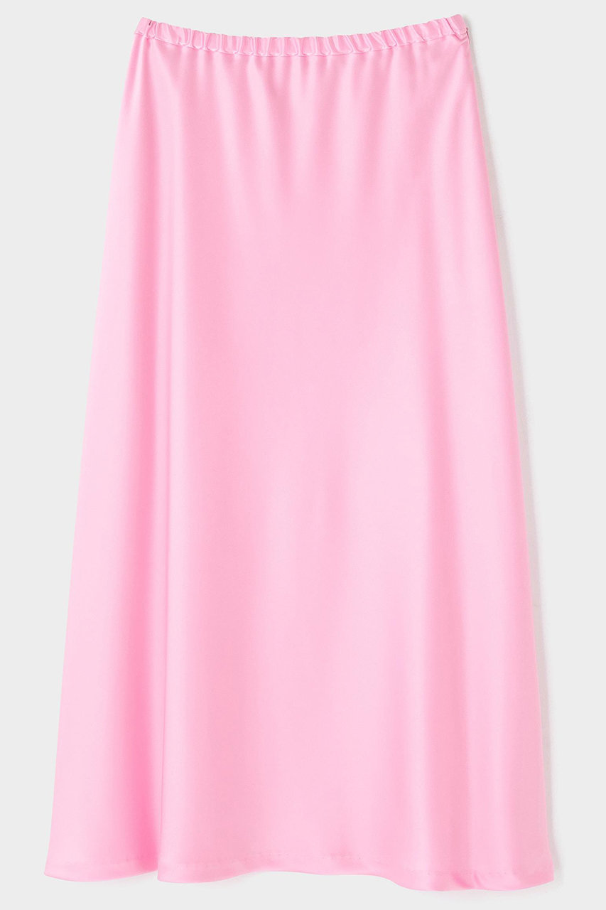 LE PHIL(ル フィル)｜クラシックサテンスカート/ピンク の通販